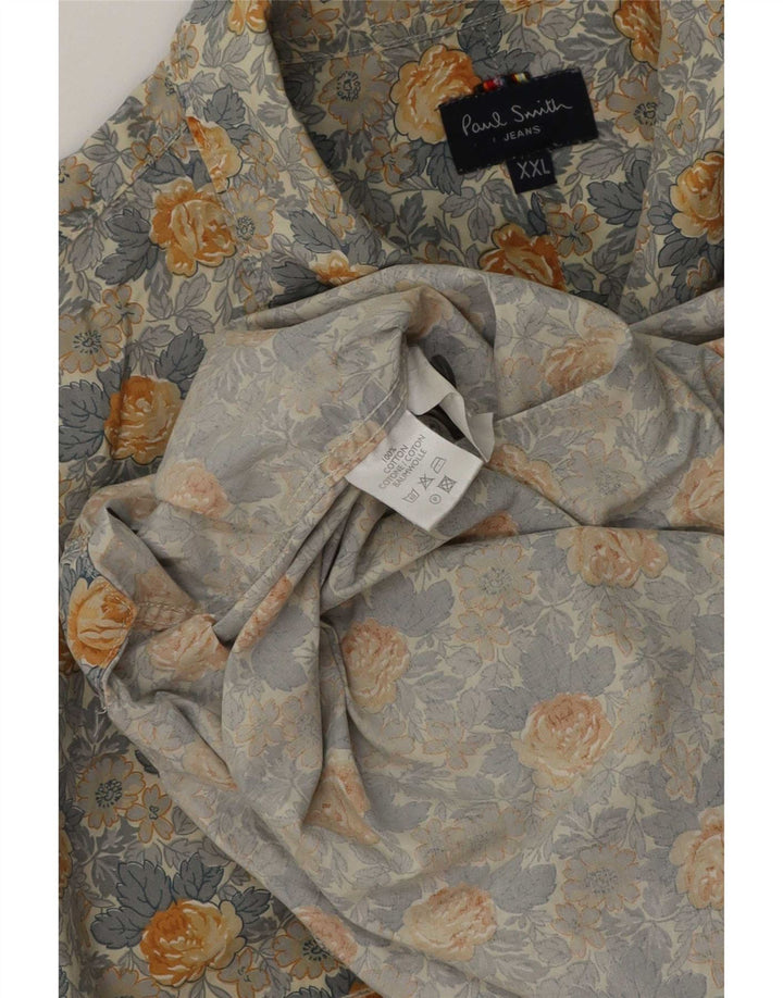 Cămașă pentru bărbați Paul Smith 2XL, bumbac floral multicolor