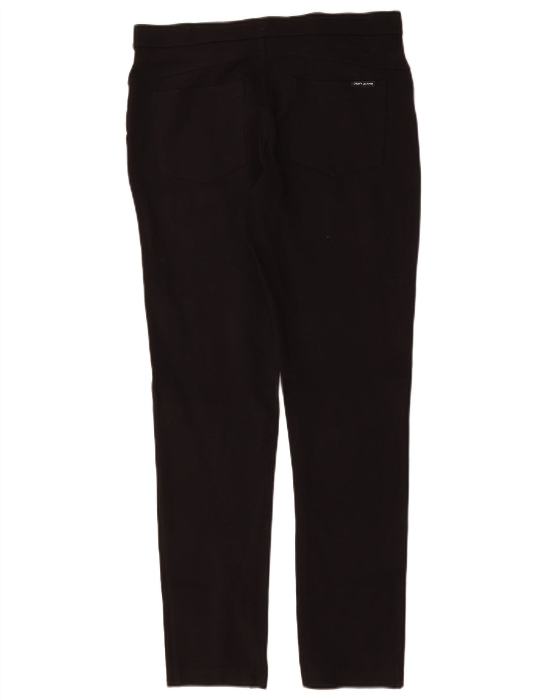 Pantaloni casual subțiri Dkny pentru femei L30 L29 Viscoză neagră