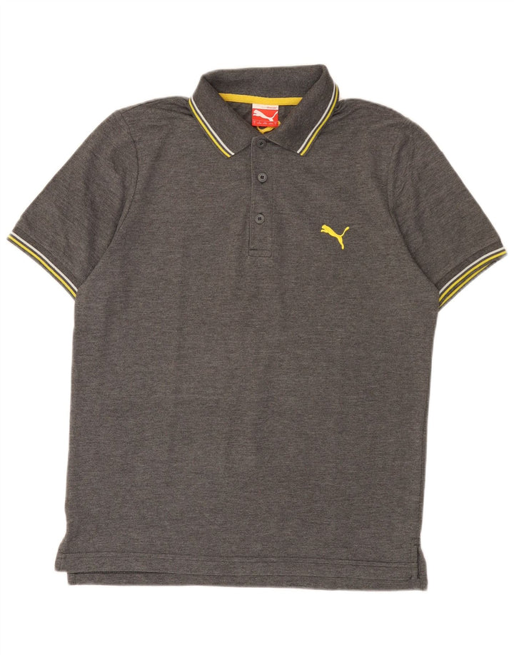 Tricou polo Puma pentru bărbați, mic, gri, pătat