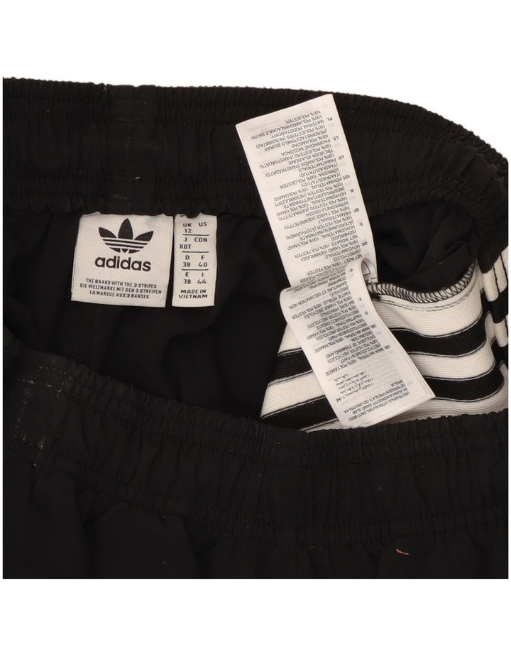 Pantaloni scurti sport ADIDAS pentru femei UK 12 Poliester mediu negru