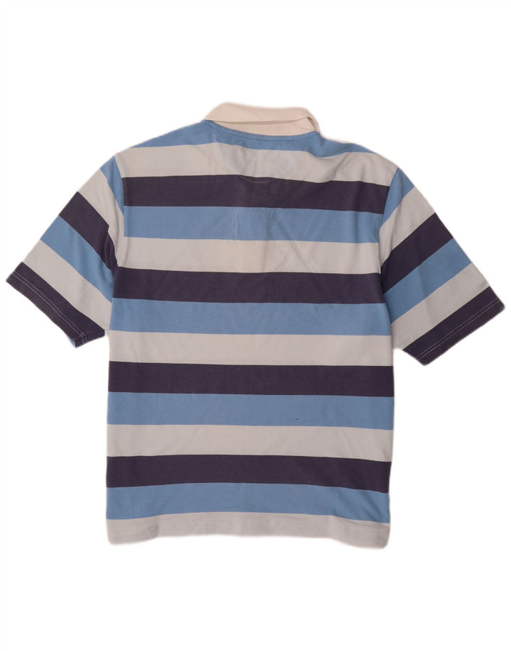 MARINA YACHTING Tricou polo rugby pentru bărbați 2XL cu dungi albastre