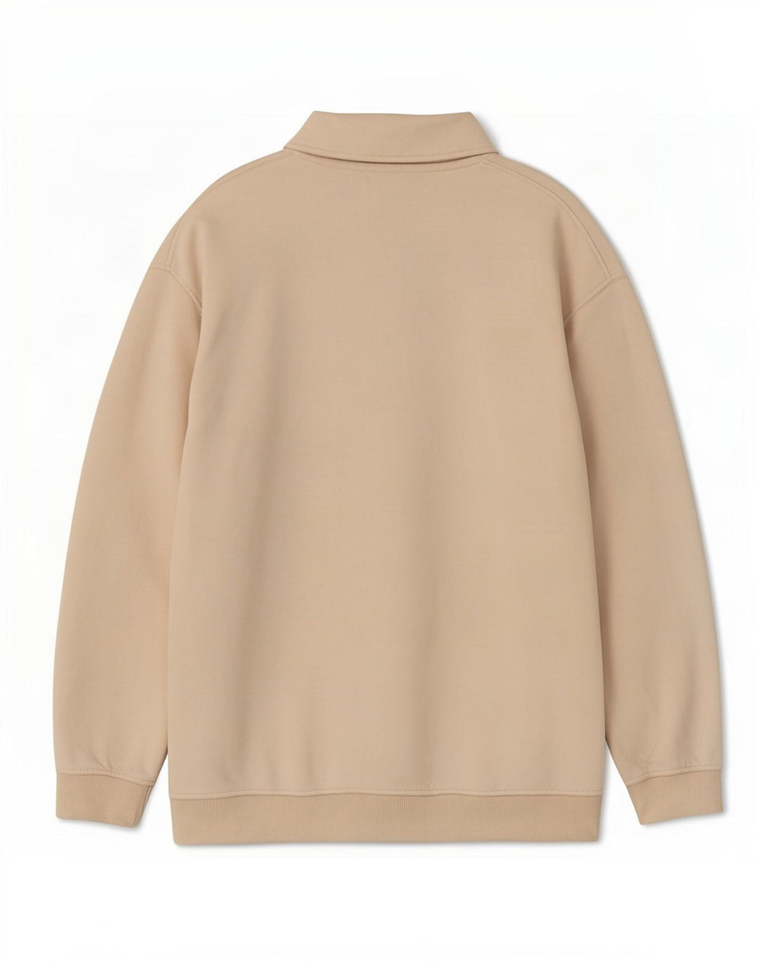 Pulover pentru femei Zara, cu gât polo, UK 14 Bej mediu