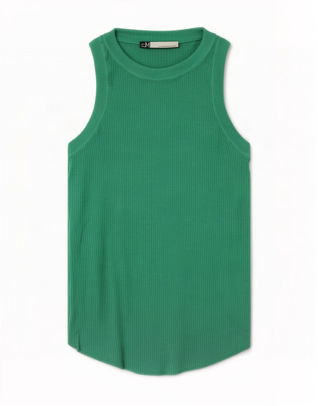 Vest Vest Top Femei Zara UK 12 Medium Green Viscose