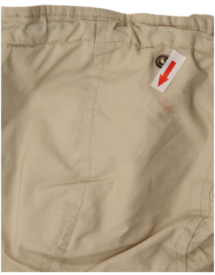 Palton căptușit cu glugă Woolrich pentru femei UK 14 Medium Off White