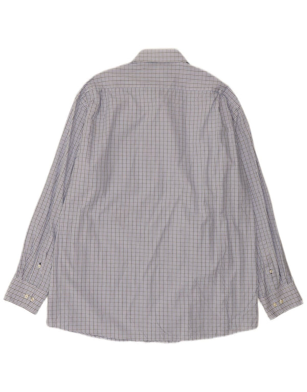 Cămașă pentru bărbați Tommy Hilfiger, cu o formă regulată, mărimea 17 XL, bumbac vichy albastru