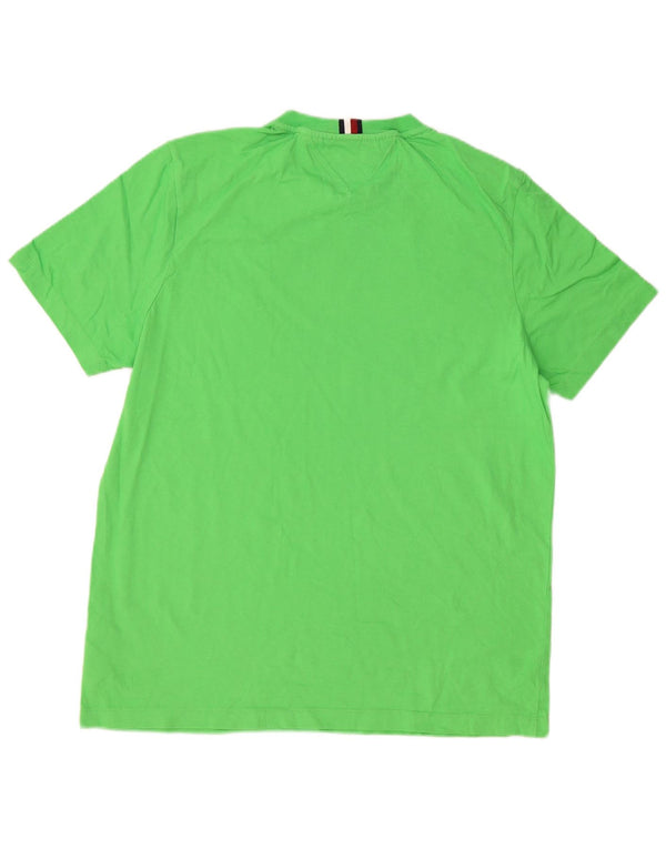 Tricou pentru bărbați Tommy Hilfiger Top XL bumbac verde
