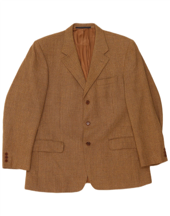 Blazer pentru bărbați Burberry cu 3 nasturi Mărimea 54 Maro mare