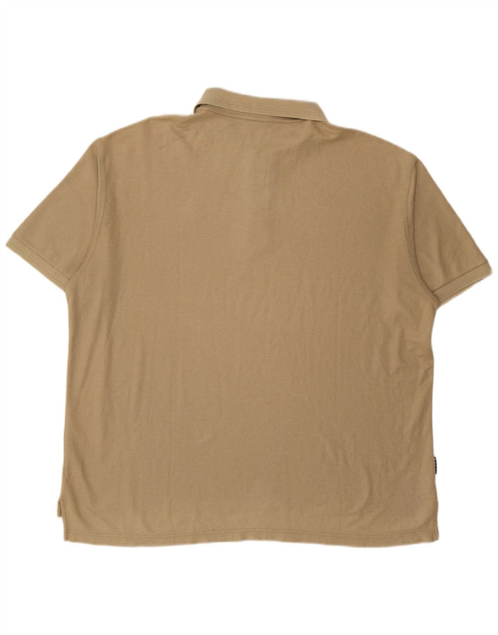 Tricou polo NIKE pentru bărbați UK 45/47 XL bumbac bej