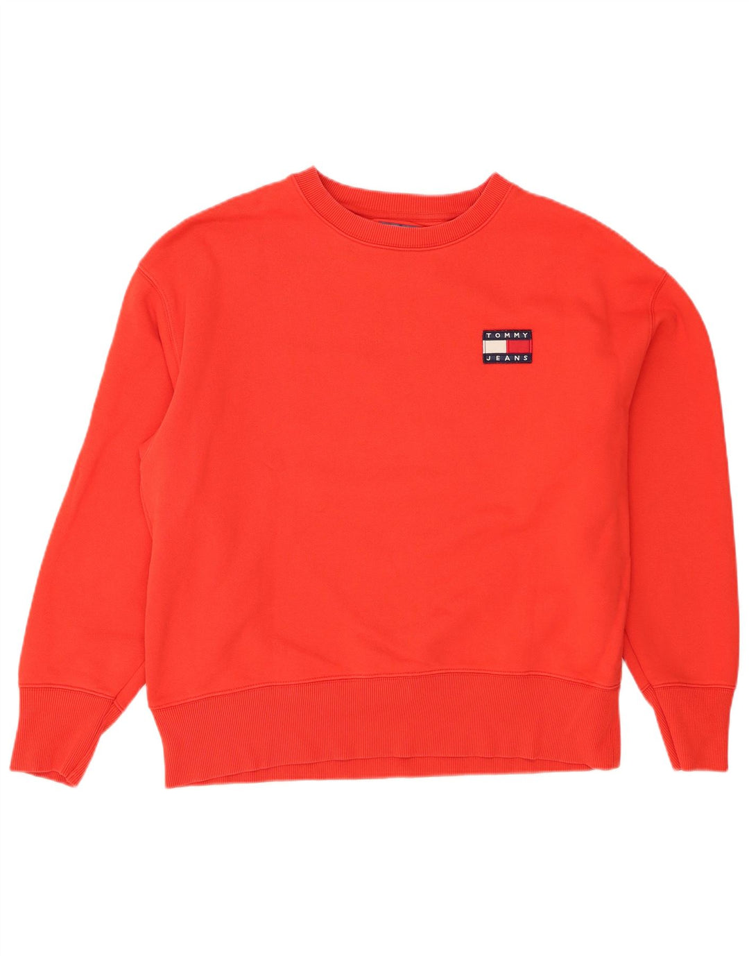 Hanorac pentru bărbați Tommy Hilfiger Pulover mare, roșu, bumbac