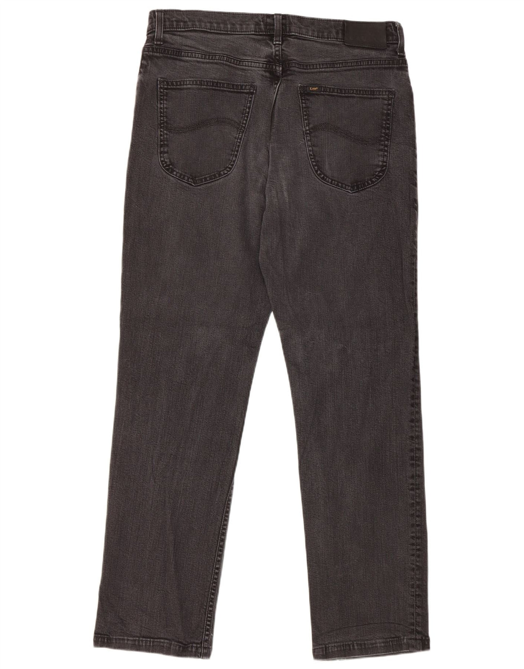 Blugi Lee Brooklyn Straight pentru bărbați W34 L30, bumbac negru