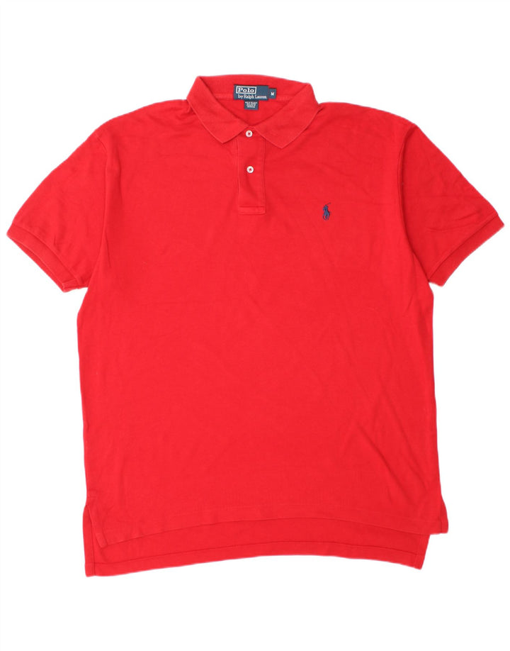 Cămașă polo Polo Ralph Lauren pentru bărbați, bumbac roșu mediu