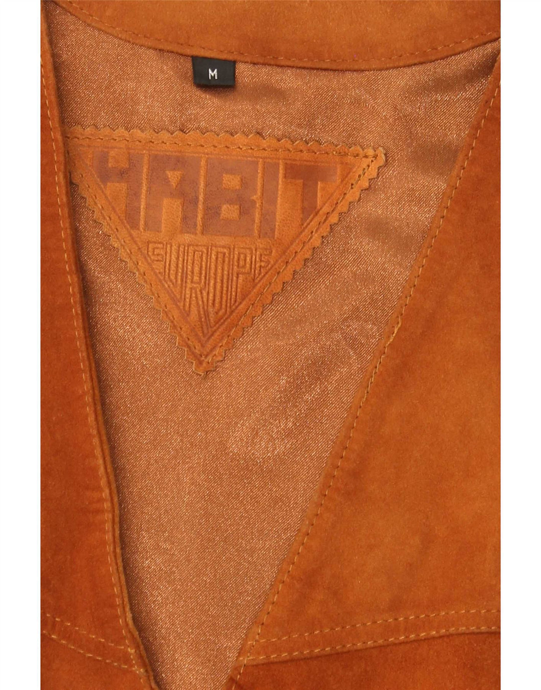 Vestă vintage bărbătească din piele intoarsa maro mediu