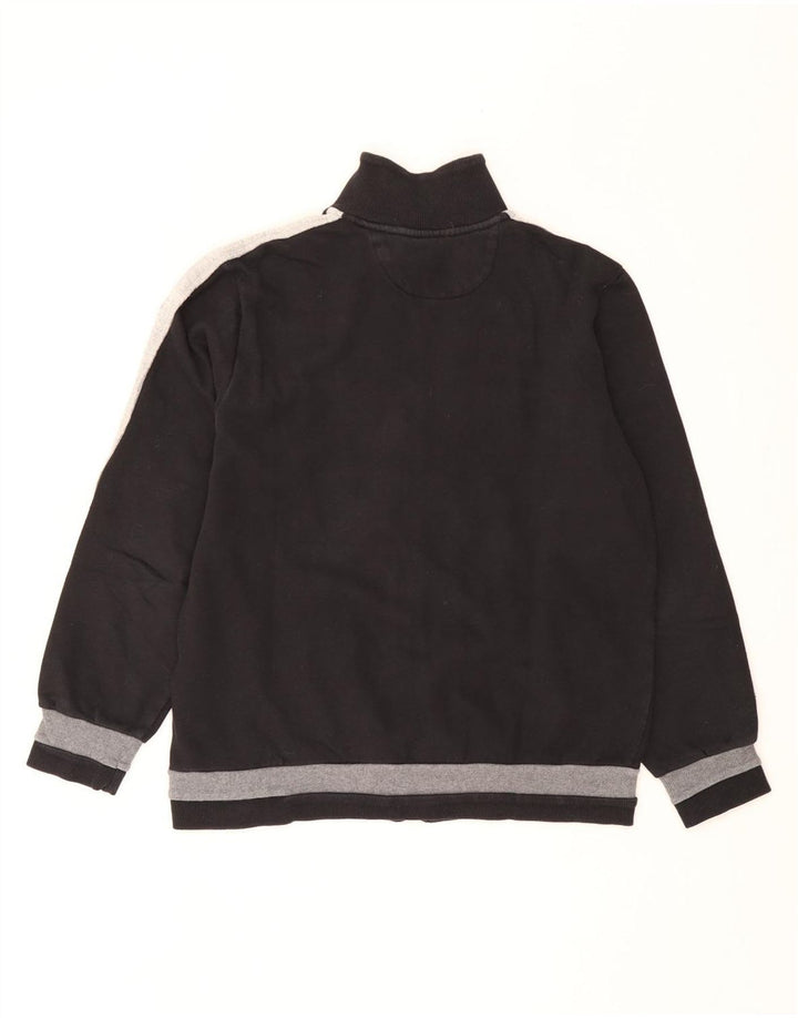 Jachetă de trening pentru femei Lotto UK 14 Medium Black Colorblock Bumbac