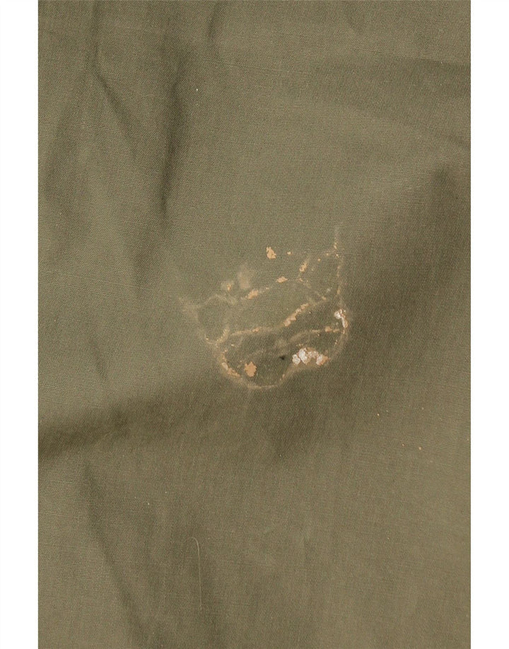 Jachetă militară cu glugă pentru bărbați VINTAGE UK 42 XL kaki