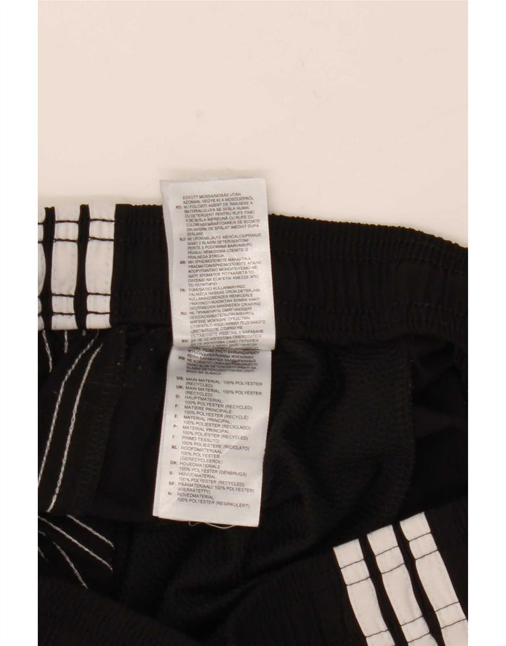 Pantaloni scurți sport Adidas pentru bărbați, poliester mediu negru