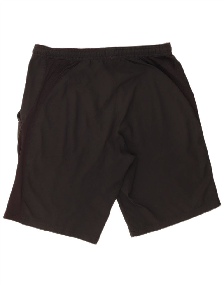 Pantaloni scurți sport pentru bărbați Adidas Climalite, poliester mediu negru