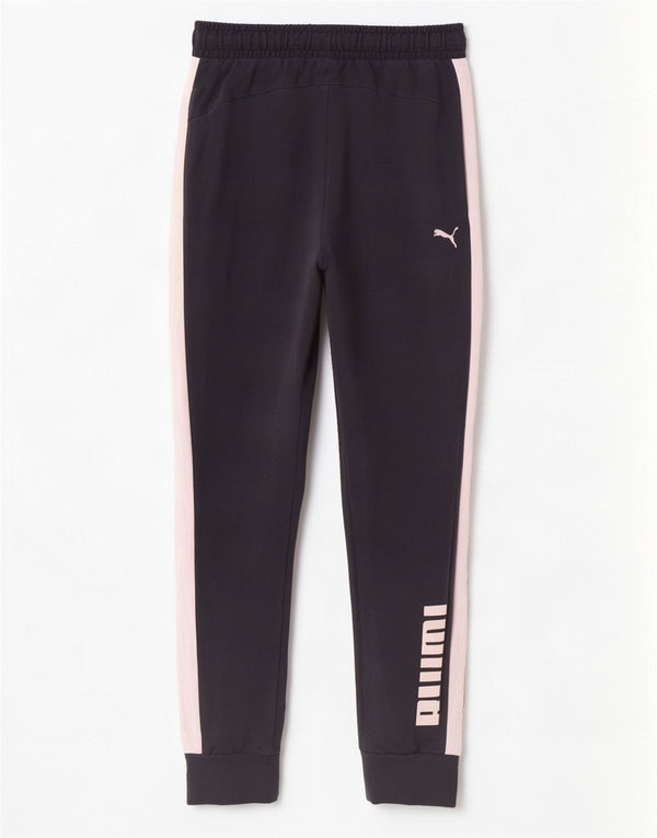 Pantaloni de trening Puma pentru femei Joggeri UK 10 Small Black Colorblock