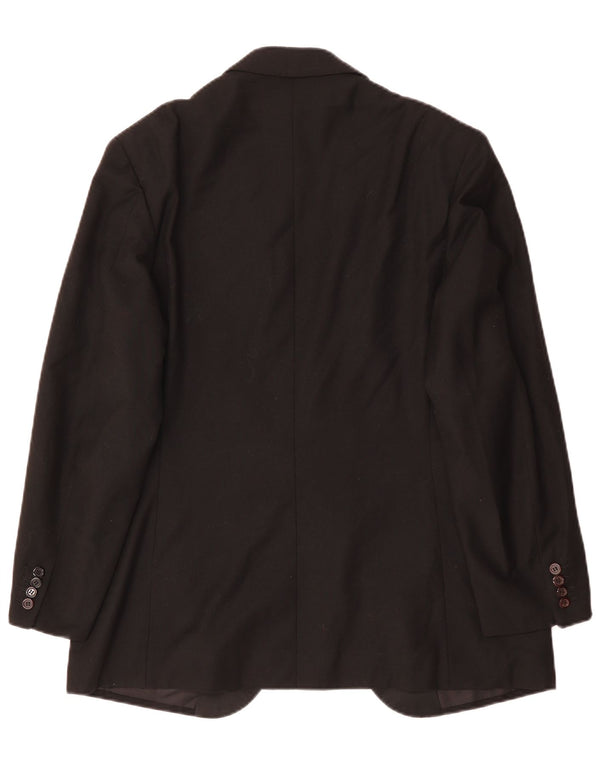 Jachetă vintage pentru bărbați cu 1 nasture, UK 38 Medium Black