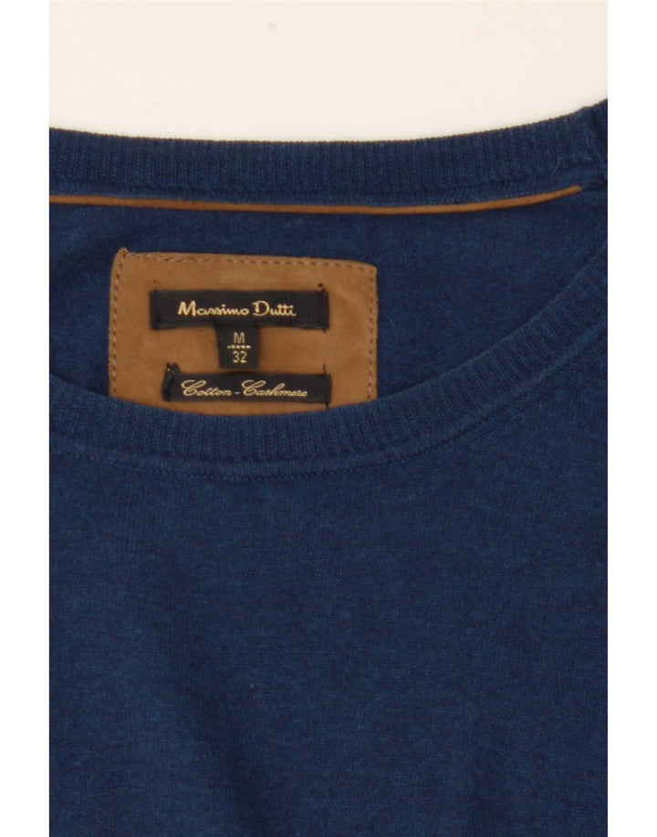 Pulover pentru femei Massimo Dutti cu gâtul cu barca UK 12 Medium Blue