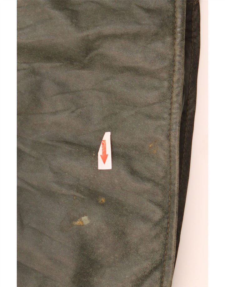 Jachetă din piele pentru bărbați Morris IT 52 XL din piele verde