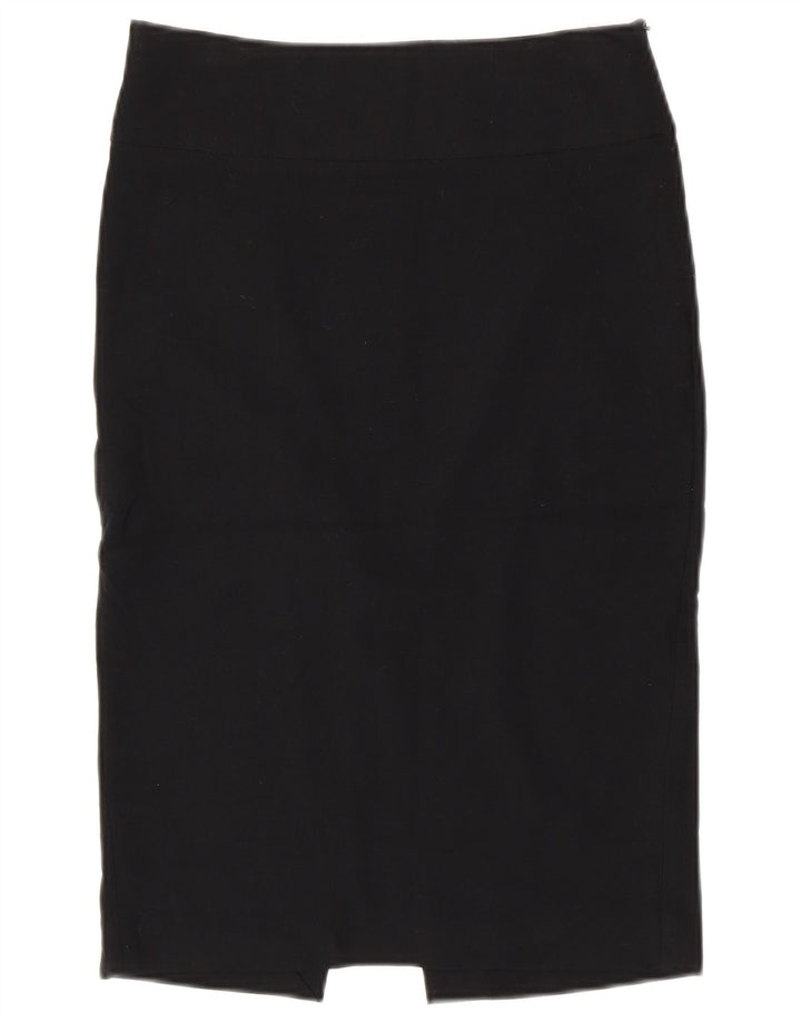 ZARA Womens Pencil Skirt EU 34 2XS W24 Black Polyester
