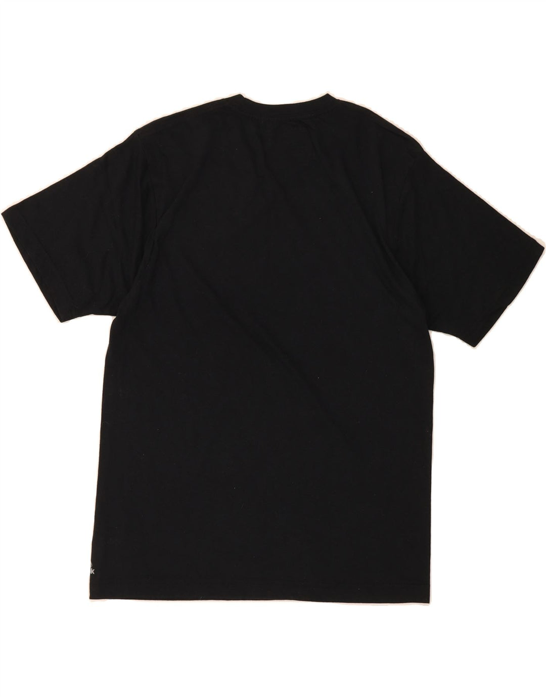 REEBOK Mens Graphic T-Shirt Top Medium Black Cotton Vintage Reebok and Second-Hand Reebok from Messina Hembry 