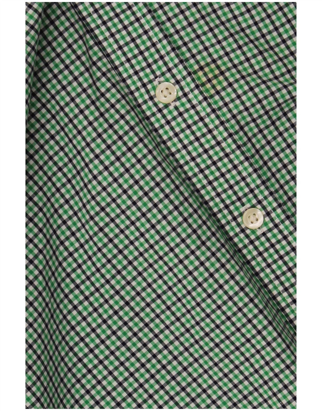 Cămașă pentru bărbați Gap Slim Fit XL, bumbac verde cu carouri
