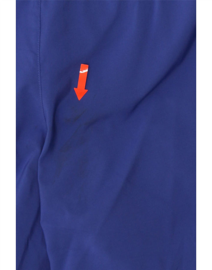 Pantaloni scurti sport NIKE Dri Fit pentru femei UK 12 Medium Blue Poliester
