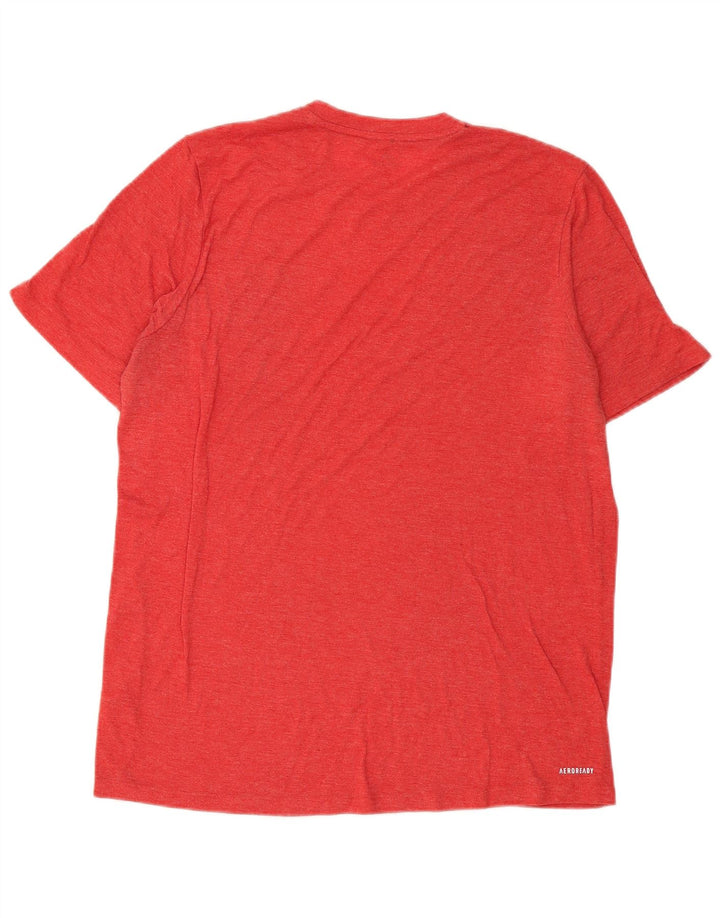 Tricou pentru bărbați Adidas Aeroready Top Medium Red Poliester