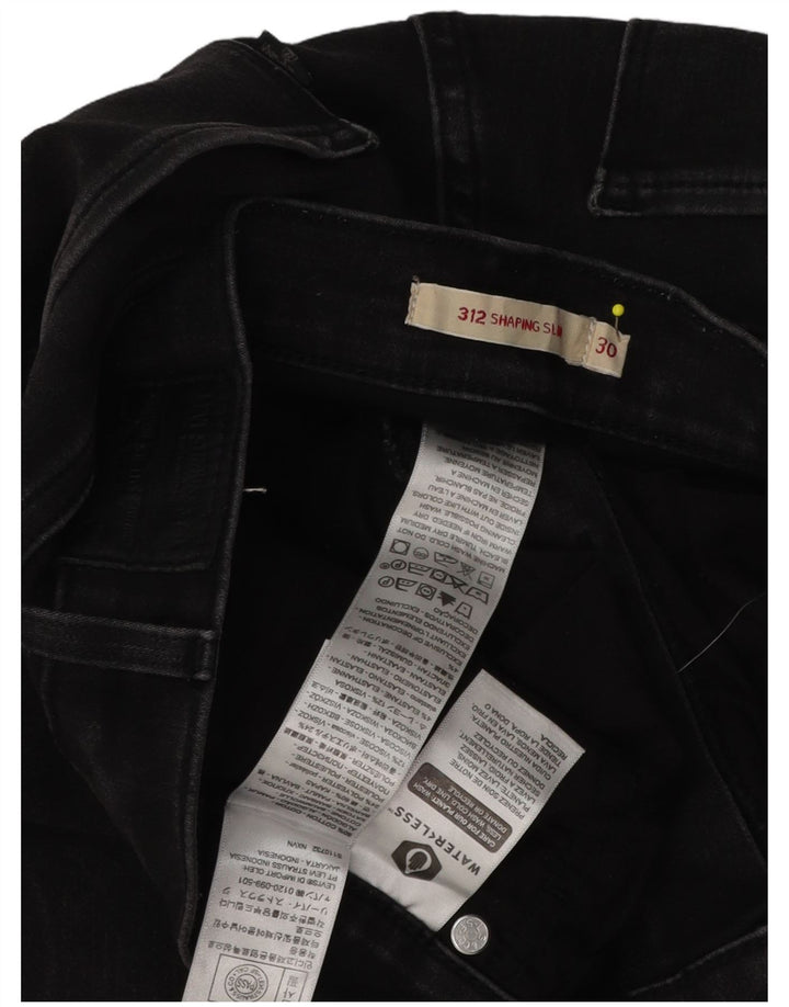 Blugi Levi's 312 Shaping Slim W30 L28 bumbac negru