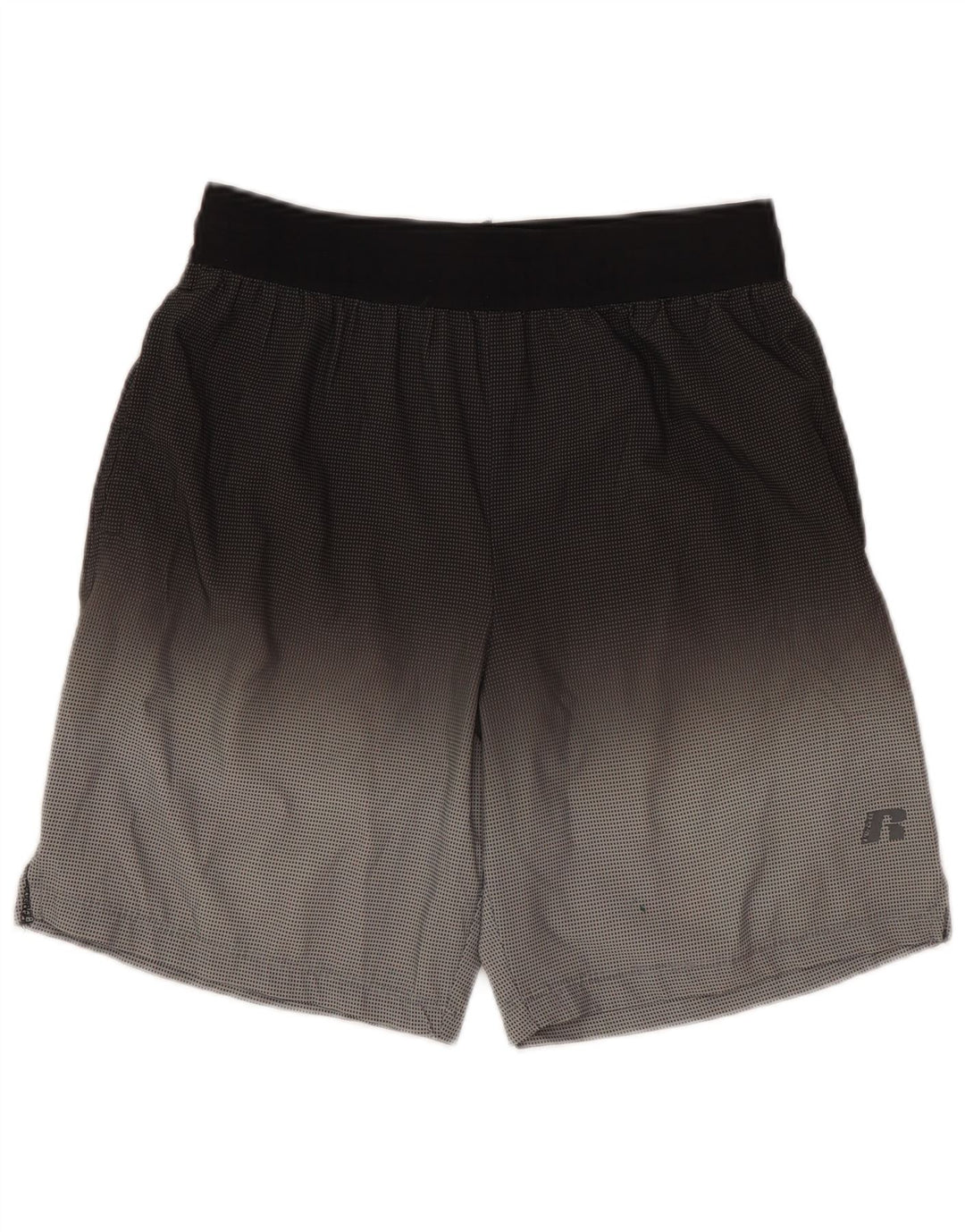 RUSSELL ATHLETIC Pantaloni scurți sport pentru băieți 10-11 ani, mari, gri, color block