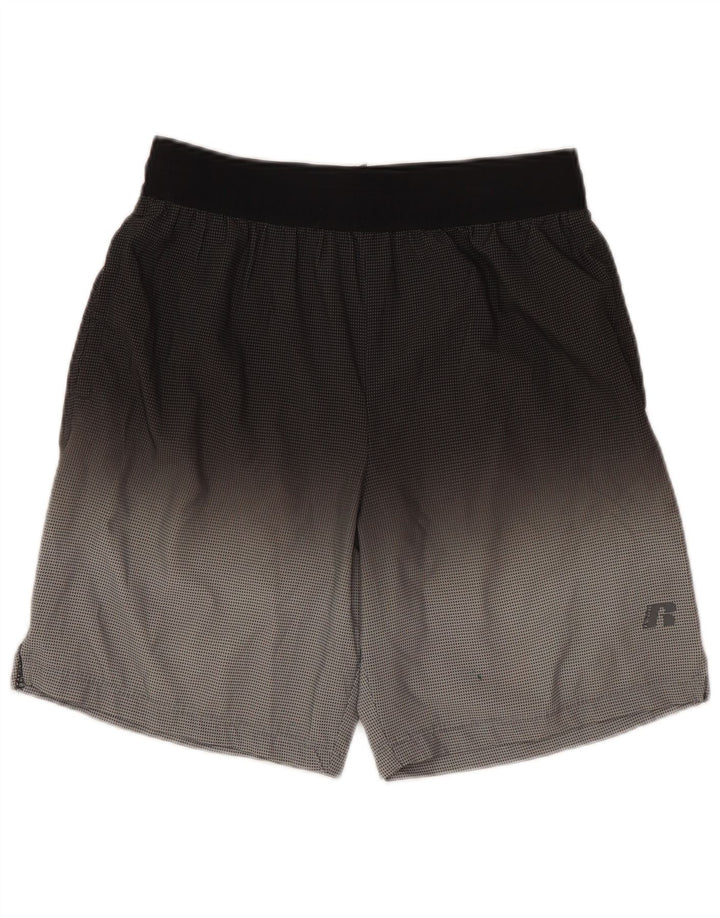 RUSSELL ATHLETIC Pantaloni scurți sport pentru băieți 10-11 ani, mari, gri, color block
