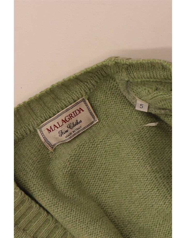 Pulover cardigan pentru bărbați Malagrida, verde mediu