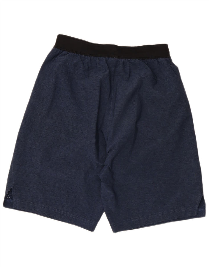 Pantaloni scurți sport pentru bărbați Adidas Mici, bleumarin, poliester color bloc