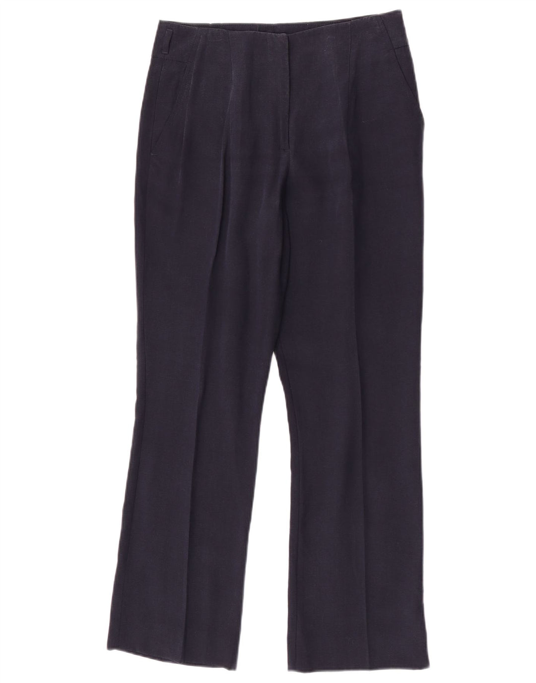 Pantaloni chino drepti pentru femei Zara Mediu L28 L28 Bleumarin