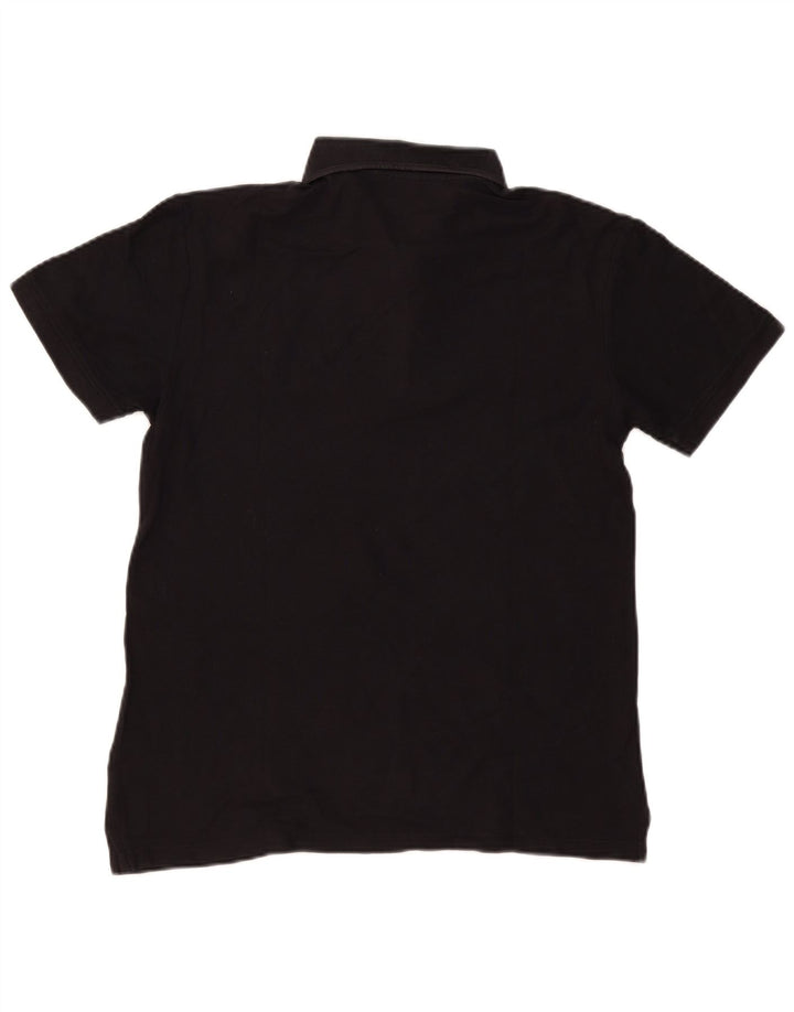 Cămașă polo Calvin Klein pentru bărbați, bumbac negru mic