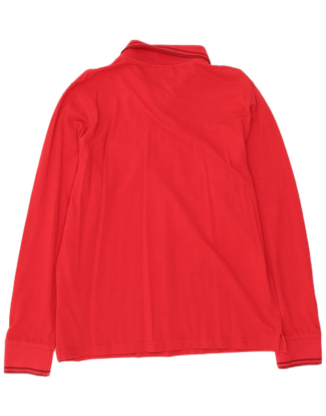 Tricou polo pentru bărbați LOTTO cu mânecă lungă, roșu mare