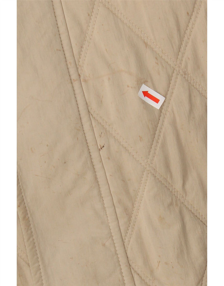 MARINA YACHTING Mens Quilted Jacket IT 56 3XL Beige Vintage Marina Yachting and Second-Hand Marina Yachting from Messina Hembry 