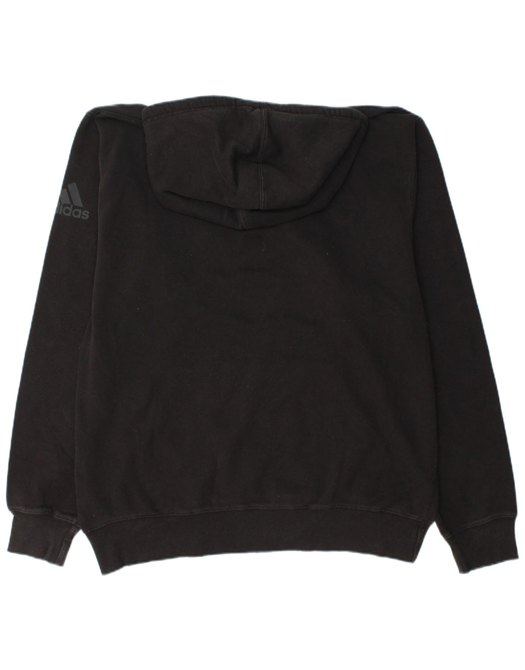 Pulover ADIDAS pentru bărbați cu glugă grafic 2XL, bumbac negru