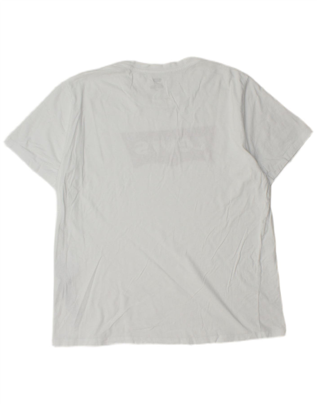 Tricou grafic Levi's pentru bărbați Top mare din bumbac alb