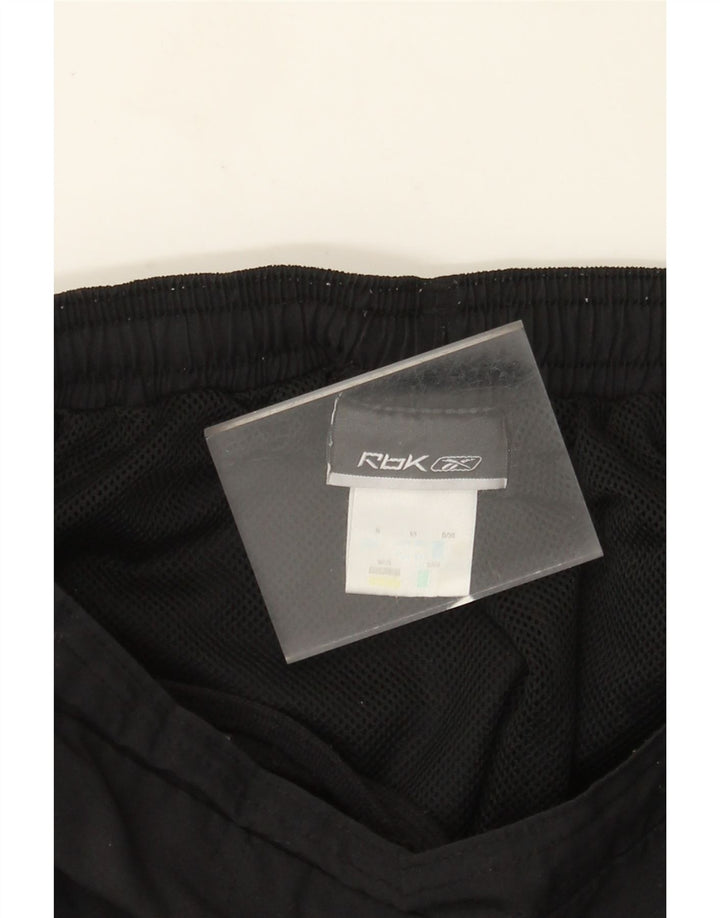 Pantaloni de trening Reebok pentru femei UK 10, poliester negru mic