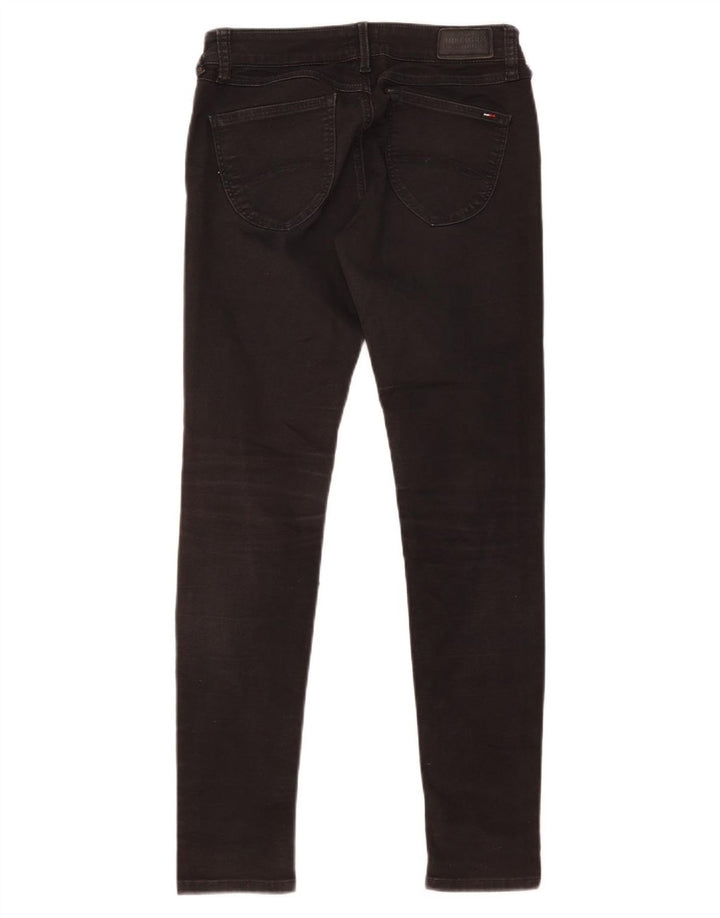 Blugi skinny pentru femei Tommy Hilfiger W29 L30 negri