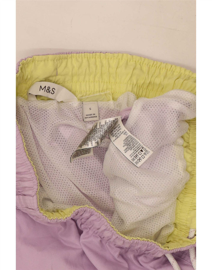 Marks & Spencer Pantaloni scurți de înot pentru bărbați Poliester violet mic