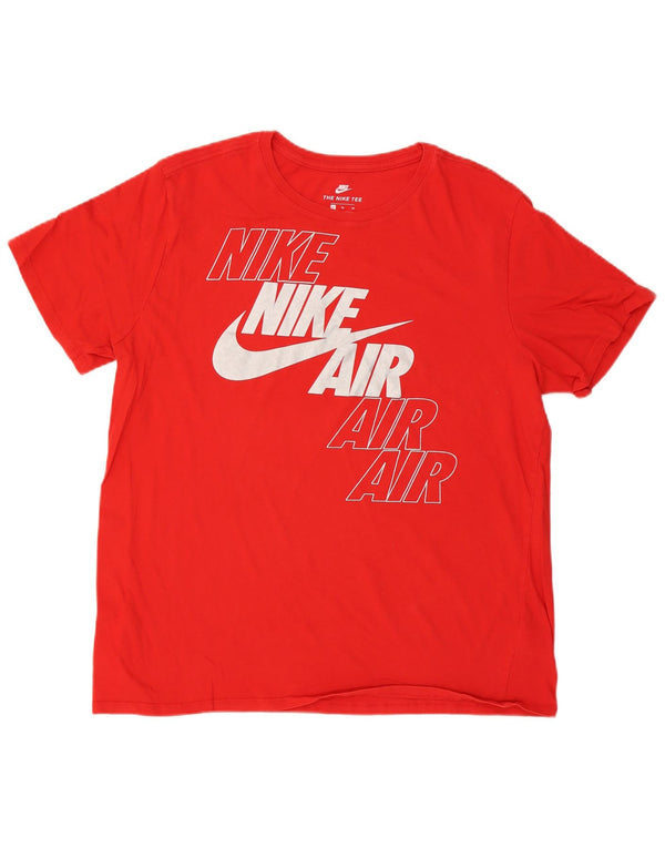 Tricou grafic pentru bărbați Nike Top XL Bumbac roșu