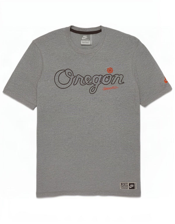 Tricou cu grafică Nike Oregon pentru femei Top UK 10 Small Gri Bumbac