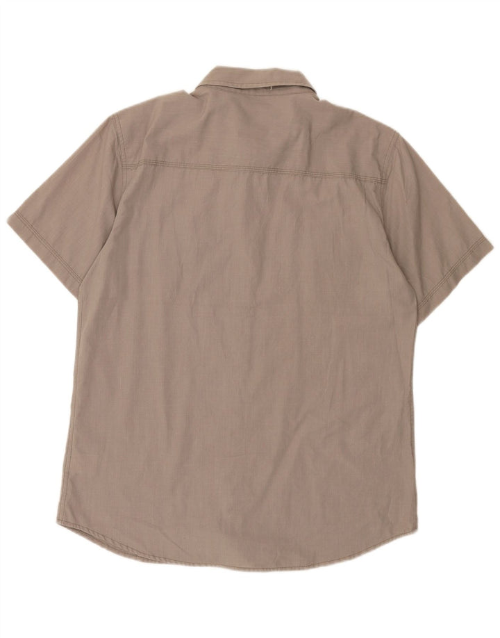 Cămașă pentru bărbați Levi's cu mânecă scurtă, cu ajustare standard, mare, gri, bumbac
