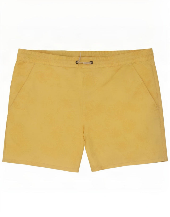 Pantaloni scurți de înot Timberland pentru bărbați, poliester galben mediu