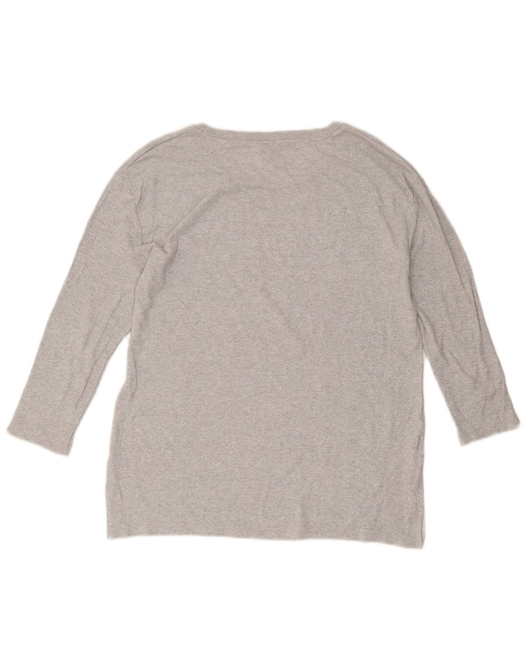 Top pentru femei Massimo Dutti cu mâneci 3/4 UK 16 mare gri