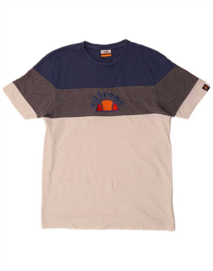 Tricou grafic pentru bărbați Ellesse Top mediu multicolor din bumbac color bloc