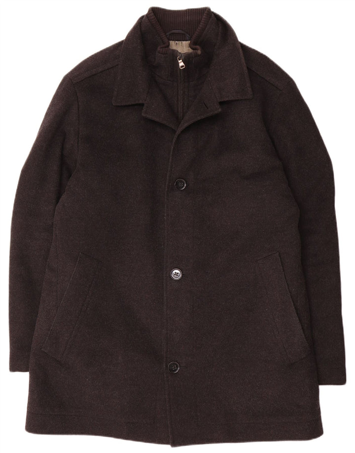 Palton pentru bărbați Hugo Boss EU 52 XL Lână gri